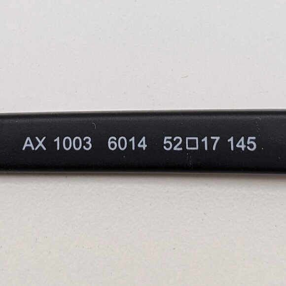 🕶️Armani Exchange AX1003 6014 Eyeglasses 52/17 145 /KAI404🕶️ - Picture 3 of 6